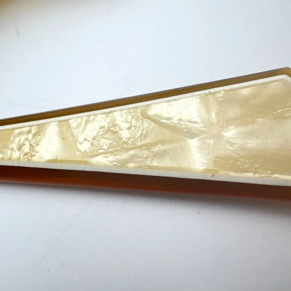 Deco Wilcox Vanity Set Comb Box Hook File Shoe Horn Mirror Celluloid Bakelite
